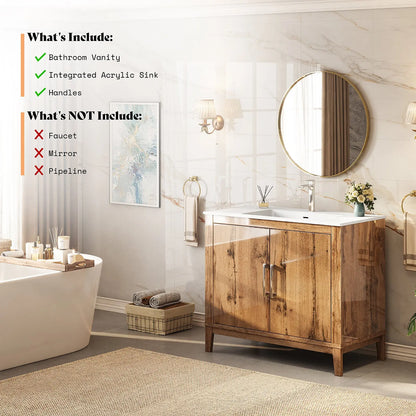 Pacamara Bathroom Vanity 39" - Amerlife