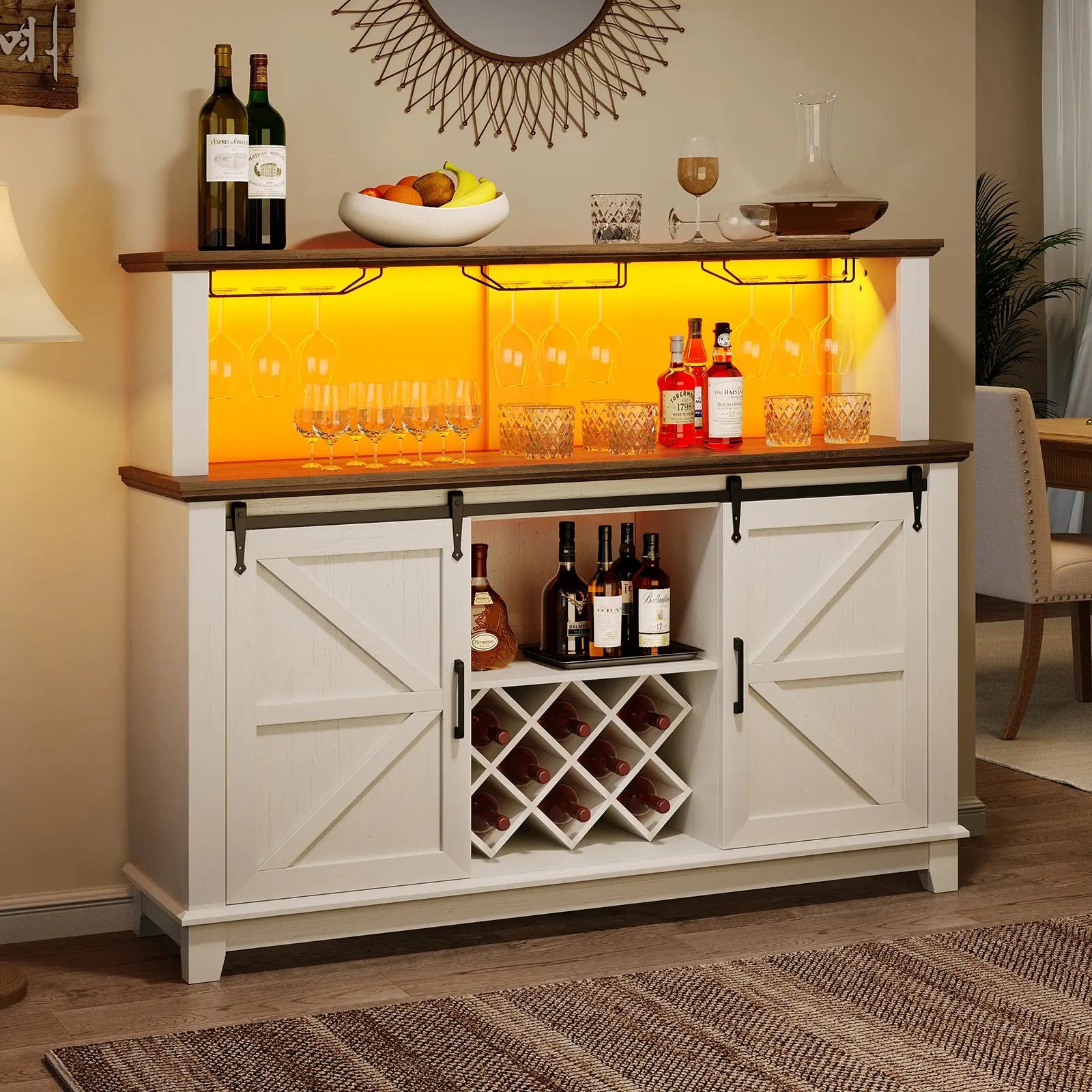 Liquor cabinet farmhouse online