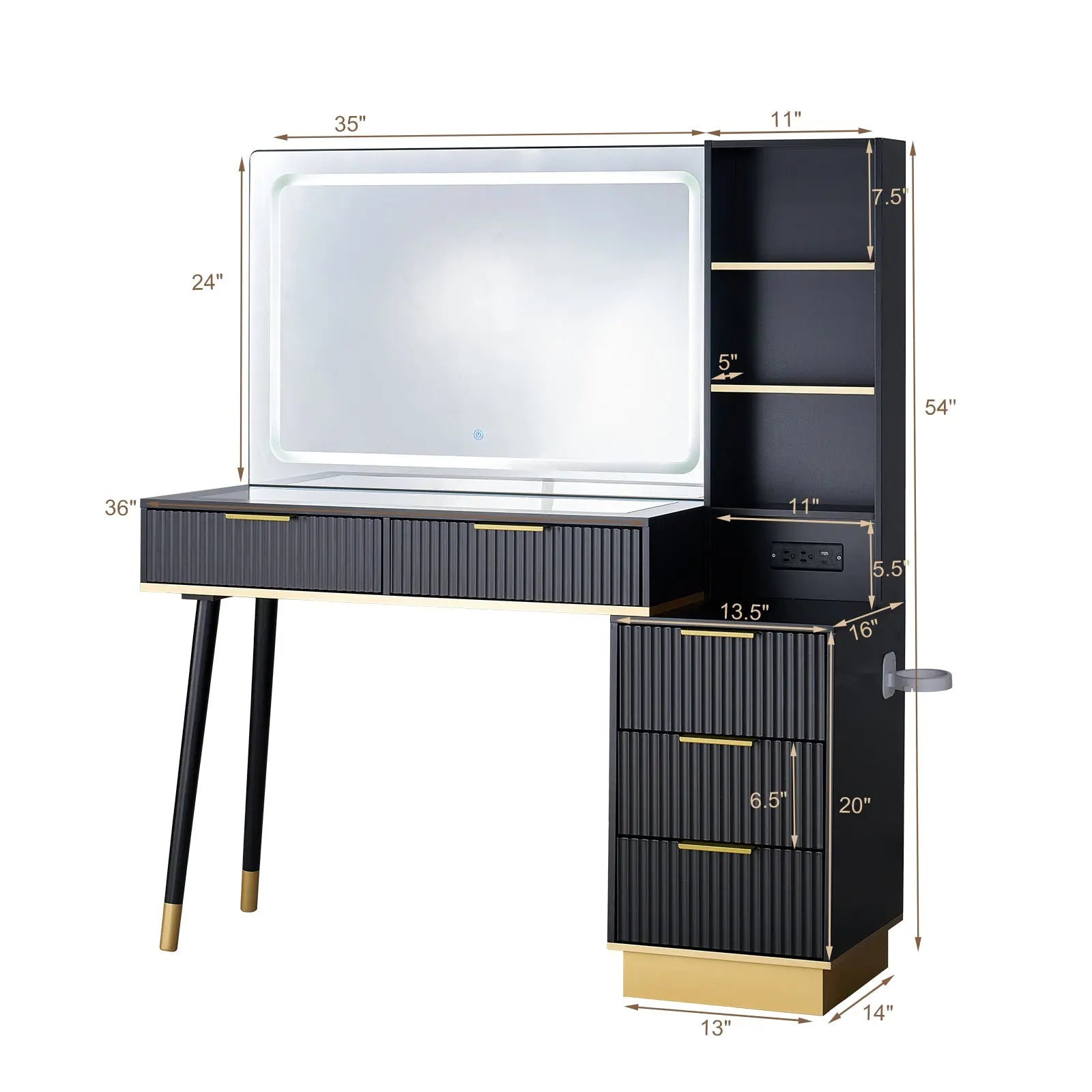 Modern makeup vanity table online