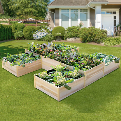 house and garden planter Marigold H-Shaped Raised Bed