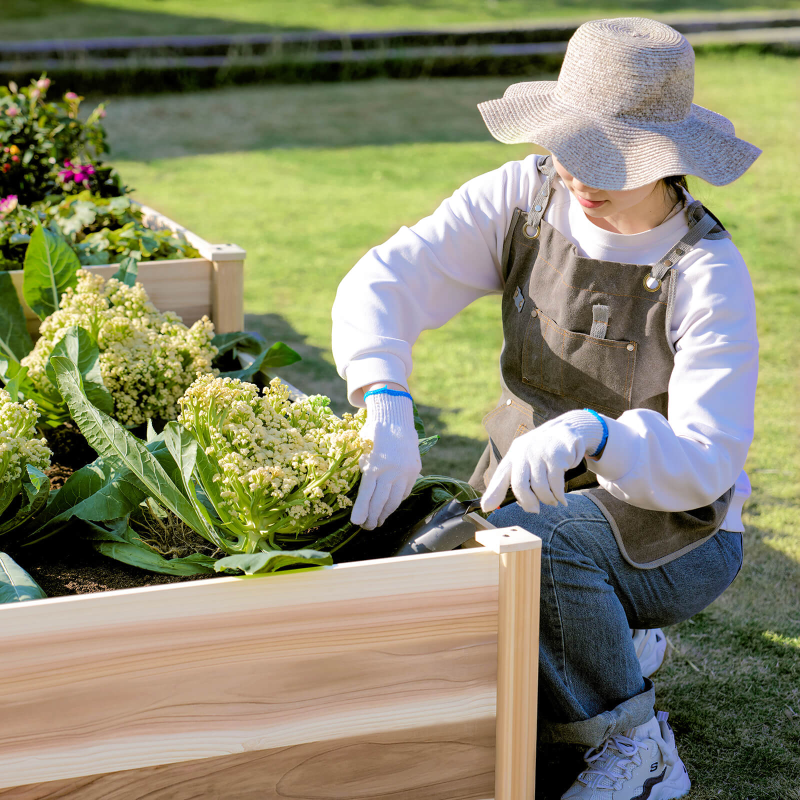 Marigold H-Shaped Raised Bed - Amerlife