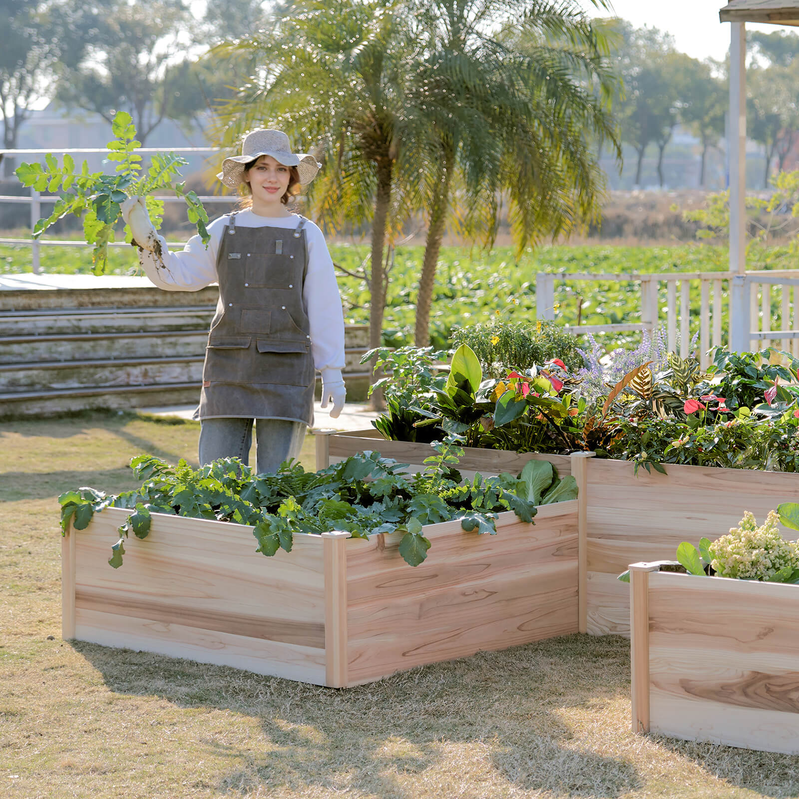 Marigold H-Shaped Raised Bed - Amerlife