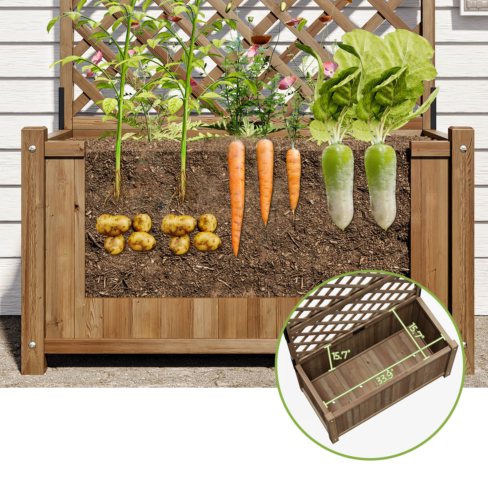 Magnolia Raised Bed - Single