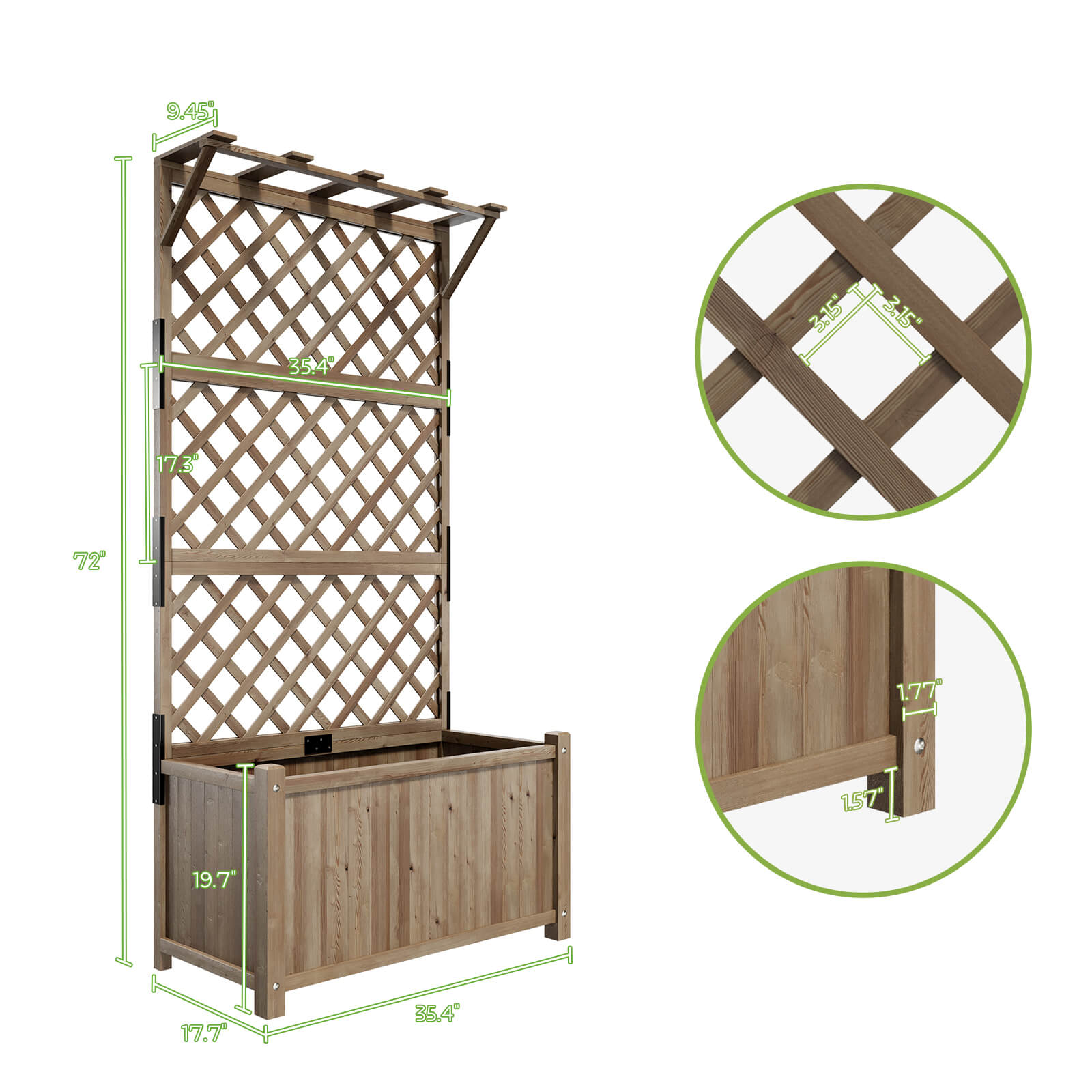 Magnolia Raised Bed - Single