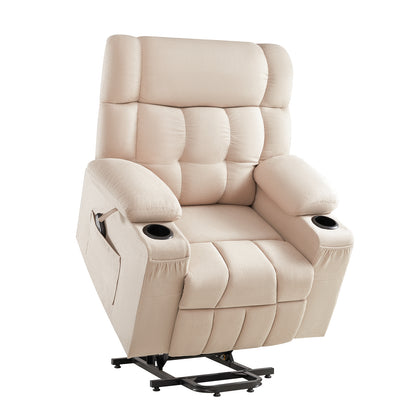 Elva Power Lift Recliner Chairs - Beige