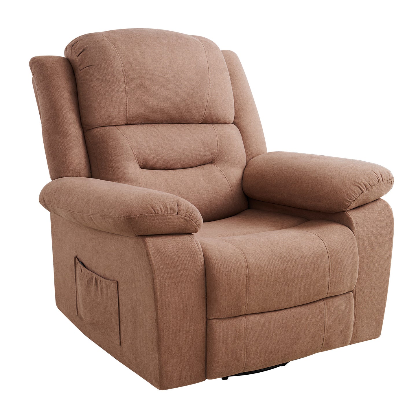 Reed Swivel-Rocker Recliner Chairs - Brown