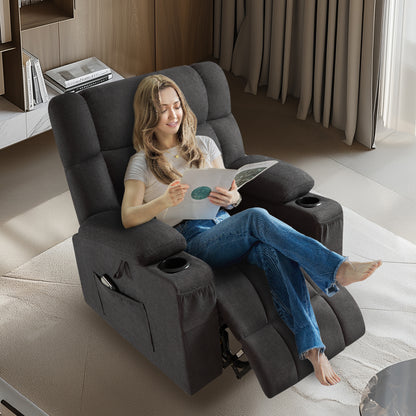 Elva Power Lift Recliner Chairs - Dark Grey