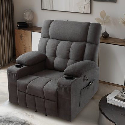 Elva Power Lift Recliner Chairs - Dark Grey