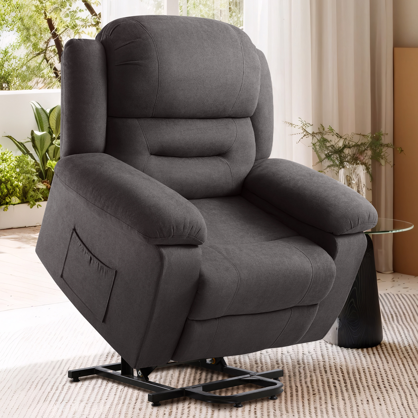 Reed Power-Lift Recliner Chairs - Black