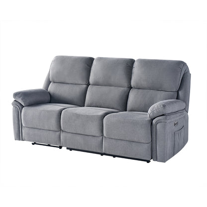 Oasis 82" Power Reclining Sofa - Grey