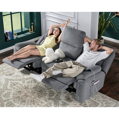 Oasis 82" Power Reclining Sofa - Grey