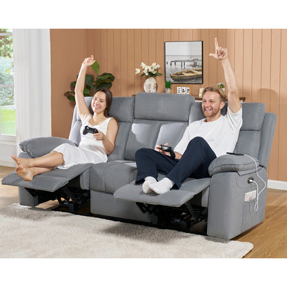 Mirage 80" Power Reclining Sofa - Grey