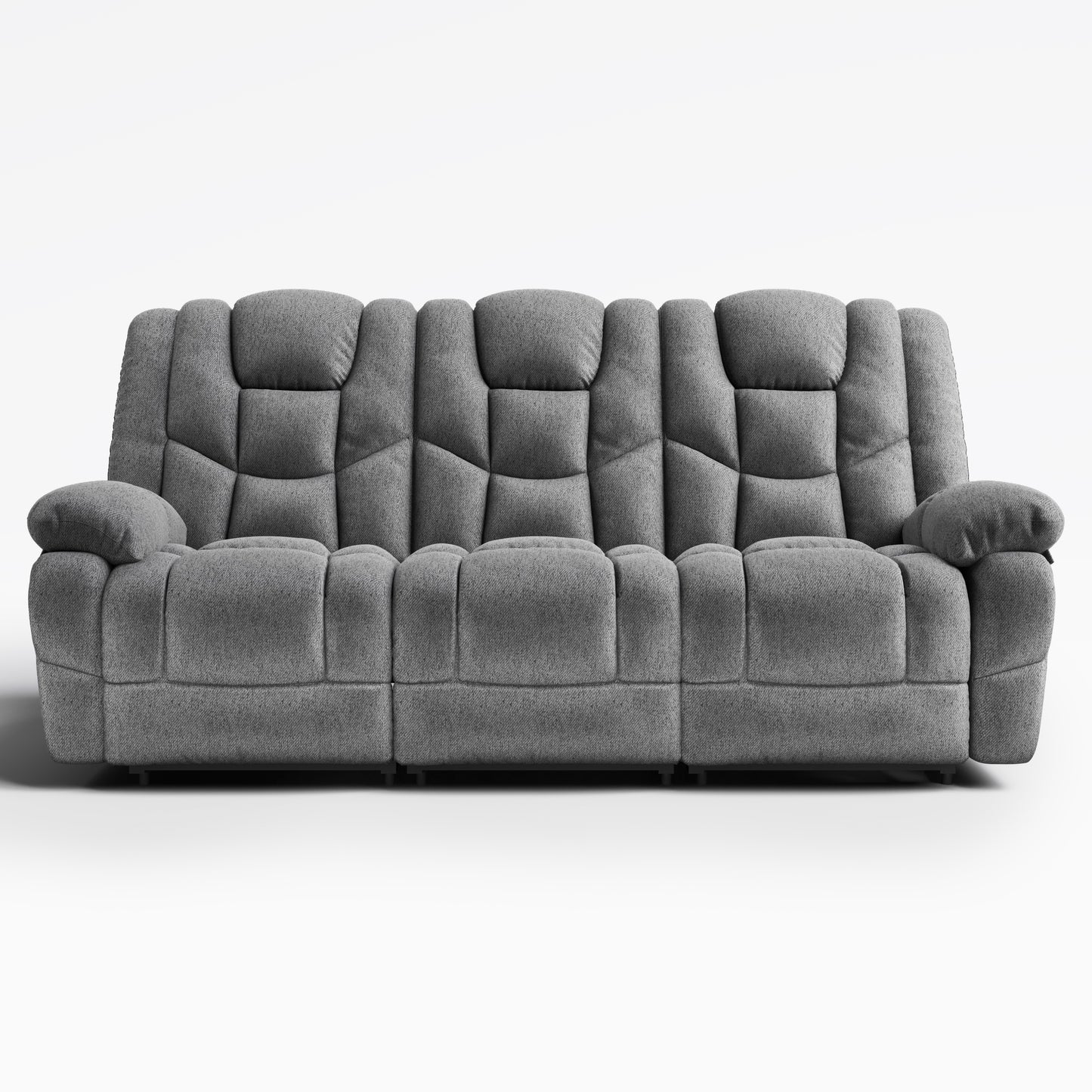 Grove 80" Manual Reclining Sofa - Grey