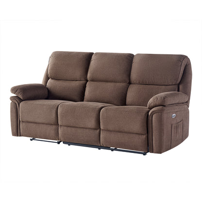 Oasis 82" Power Reclining Sofa - Brown