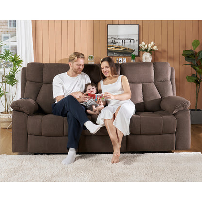 Mirage 80" Power Reclining Sofa - Brown