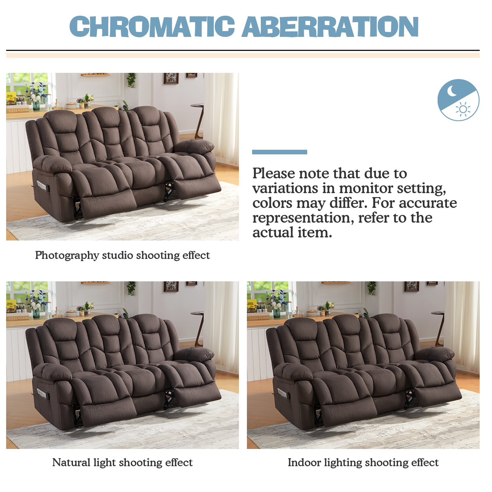 Grove 80" Manual Reclining Sofa - Brown