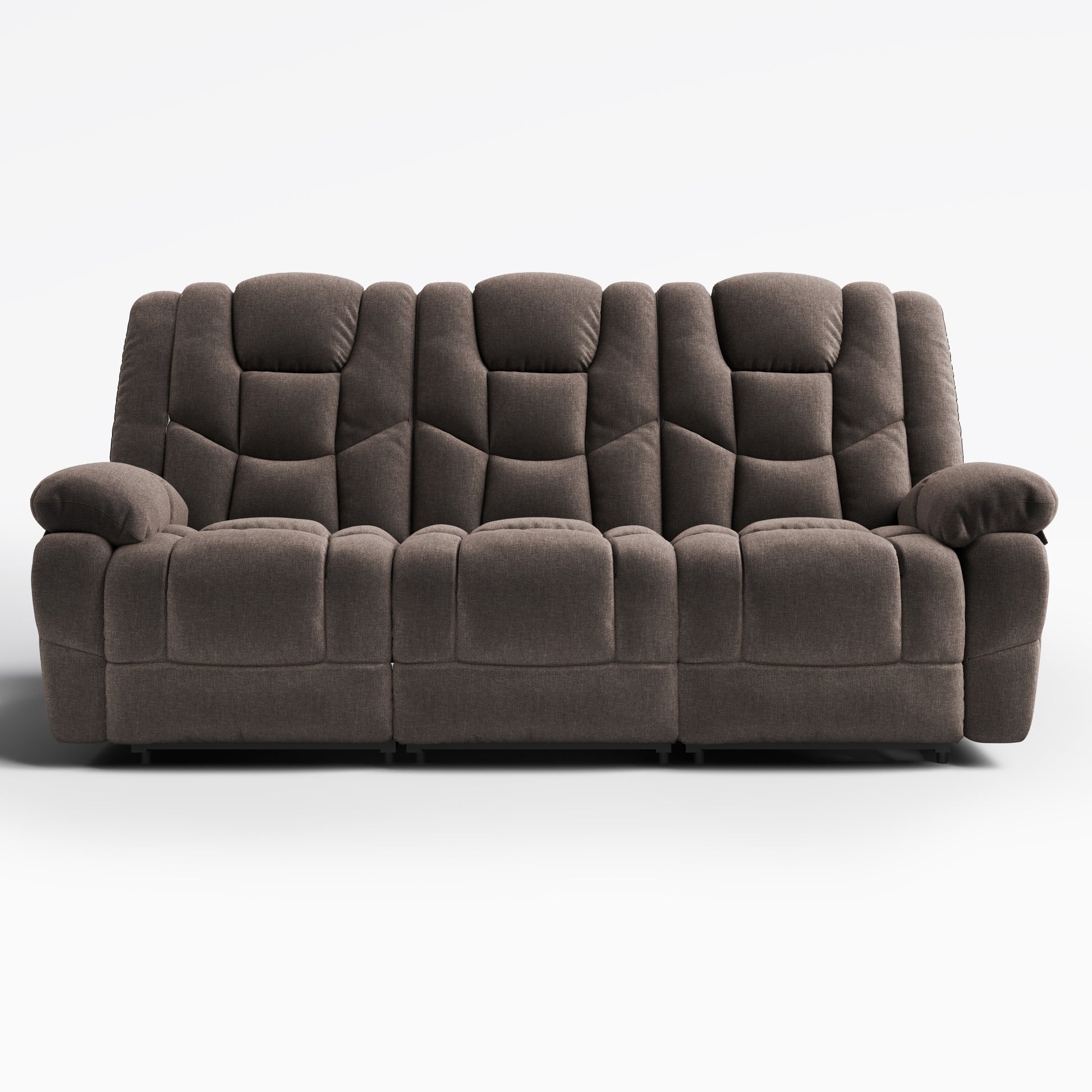 Grove 80" Manual Reclining Sofa - Brown