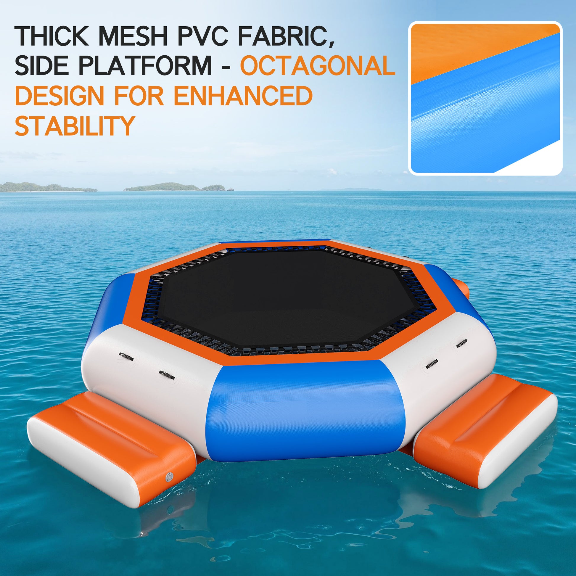 Inflatable Water Trampoline 15FT