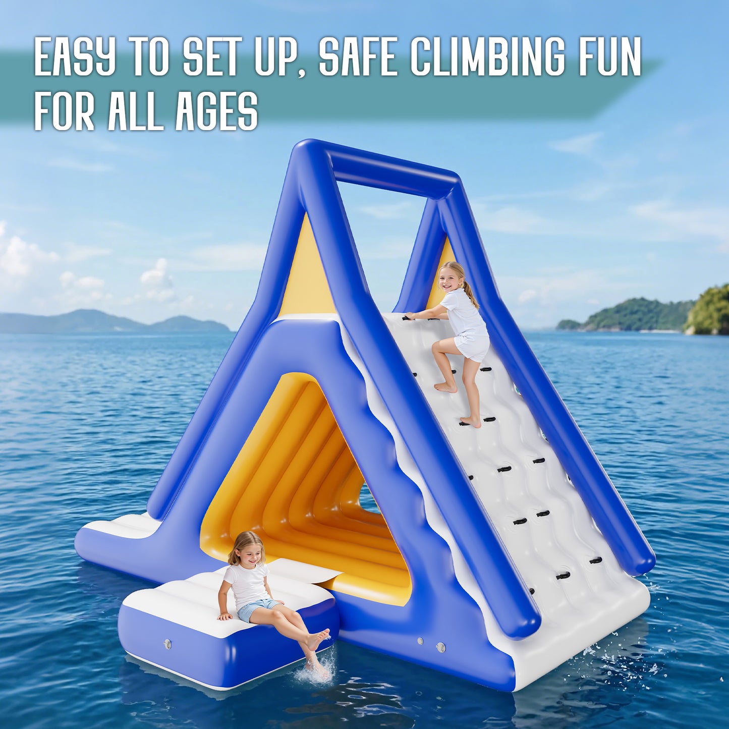 Inflatable Floating Water Slide -15FT