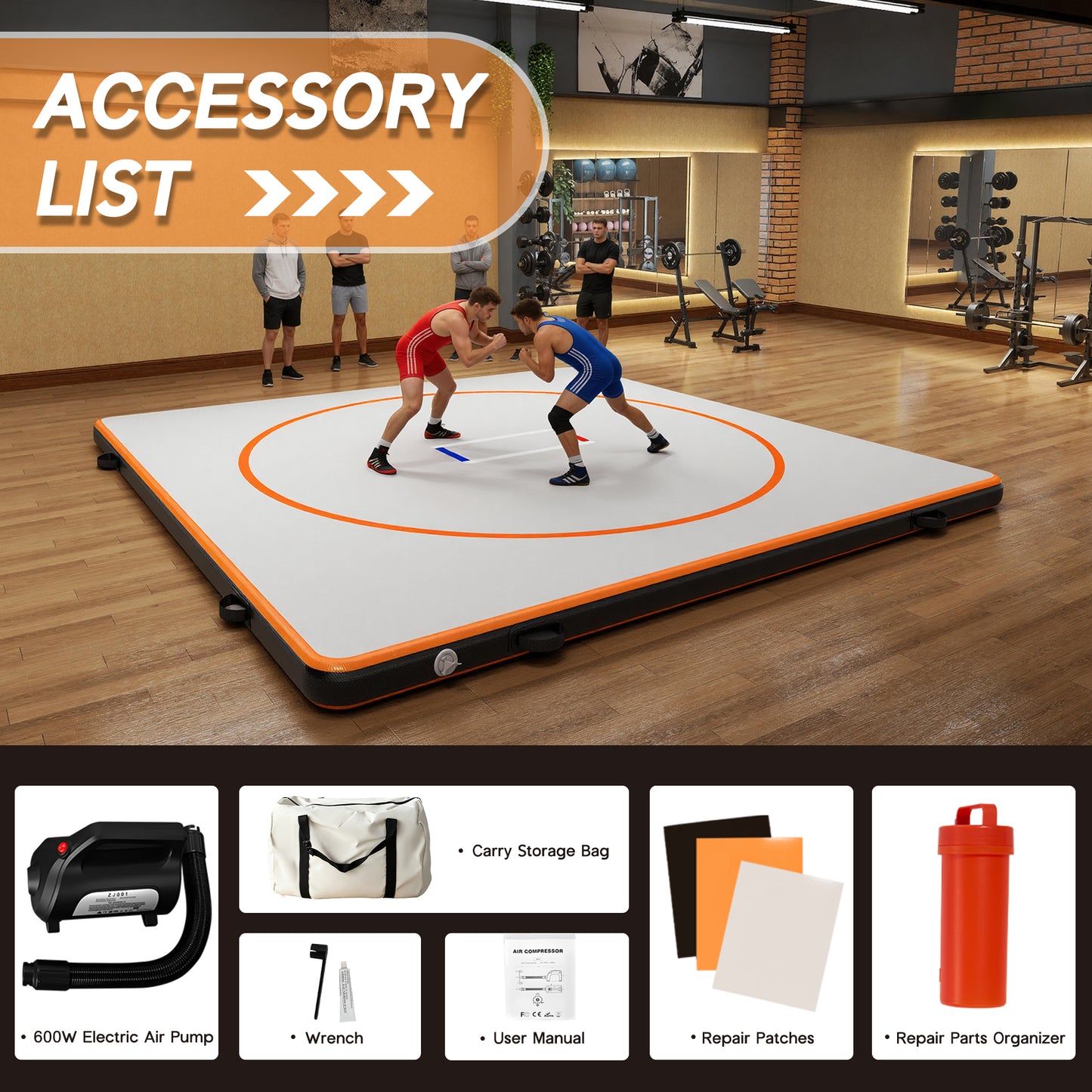 Waterproof Inflatable Wrestling Mat-10x10 FT