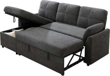 AMEILIFE Convertible Sofa Bed -Gray