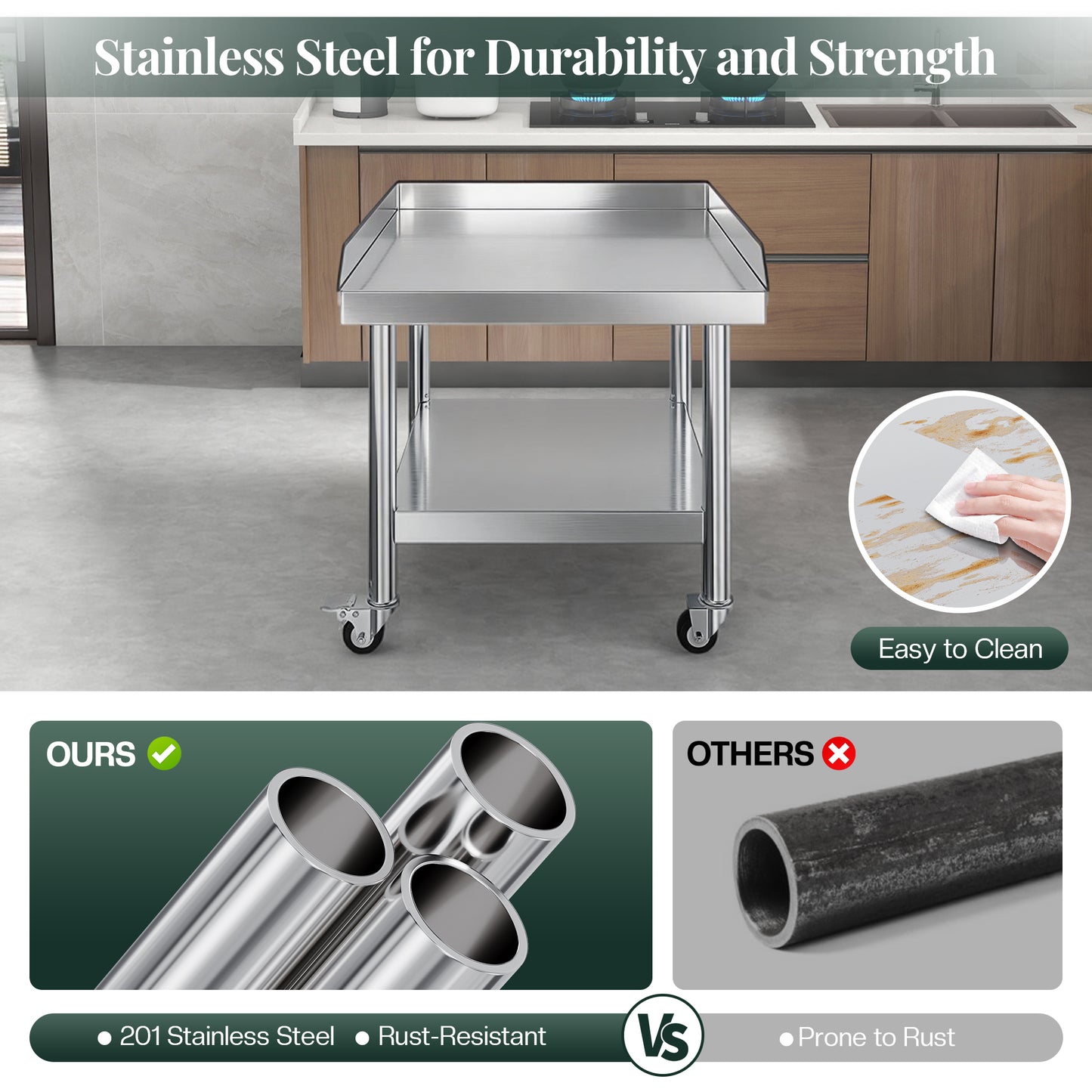 Stainless Steel Equipment Stand Amerlife