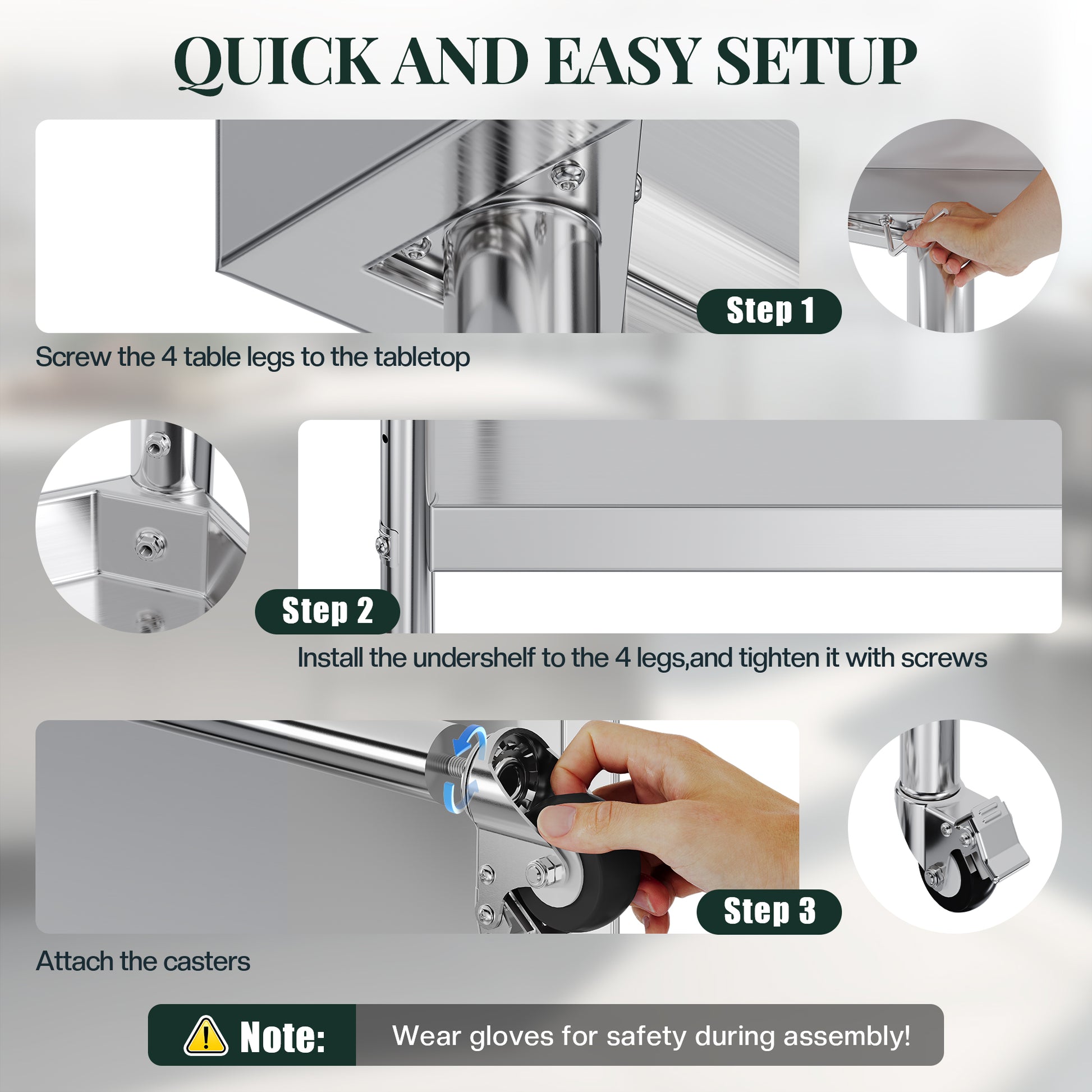 Stainless Steel Equipment Stand Amerlife