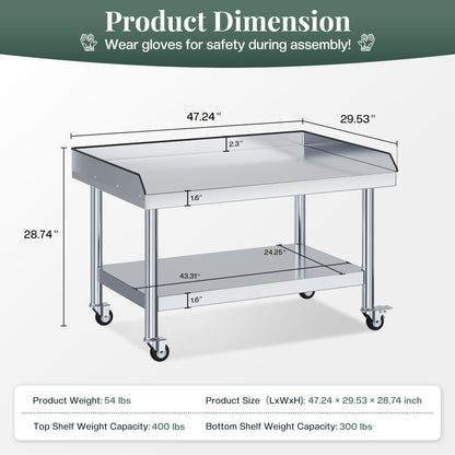 Stainless Steel Equipment Stand Amerlife