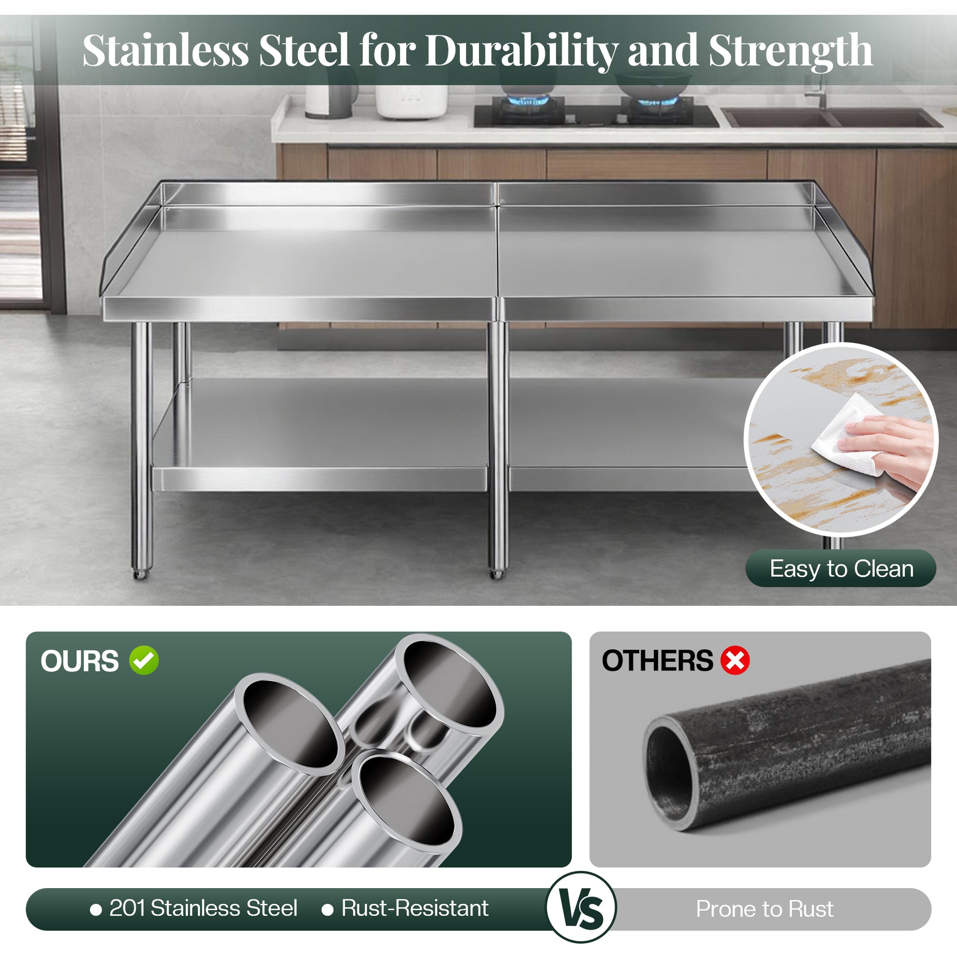 Stainless Steel Equipment Stand Amerlife