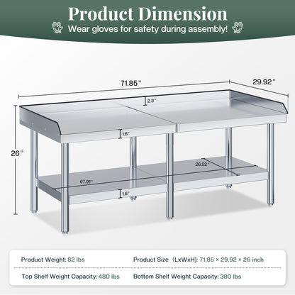Stainless Steel Equipment Stand Amerlife