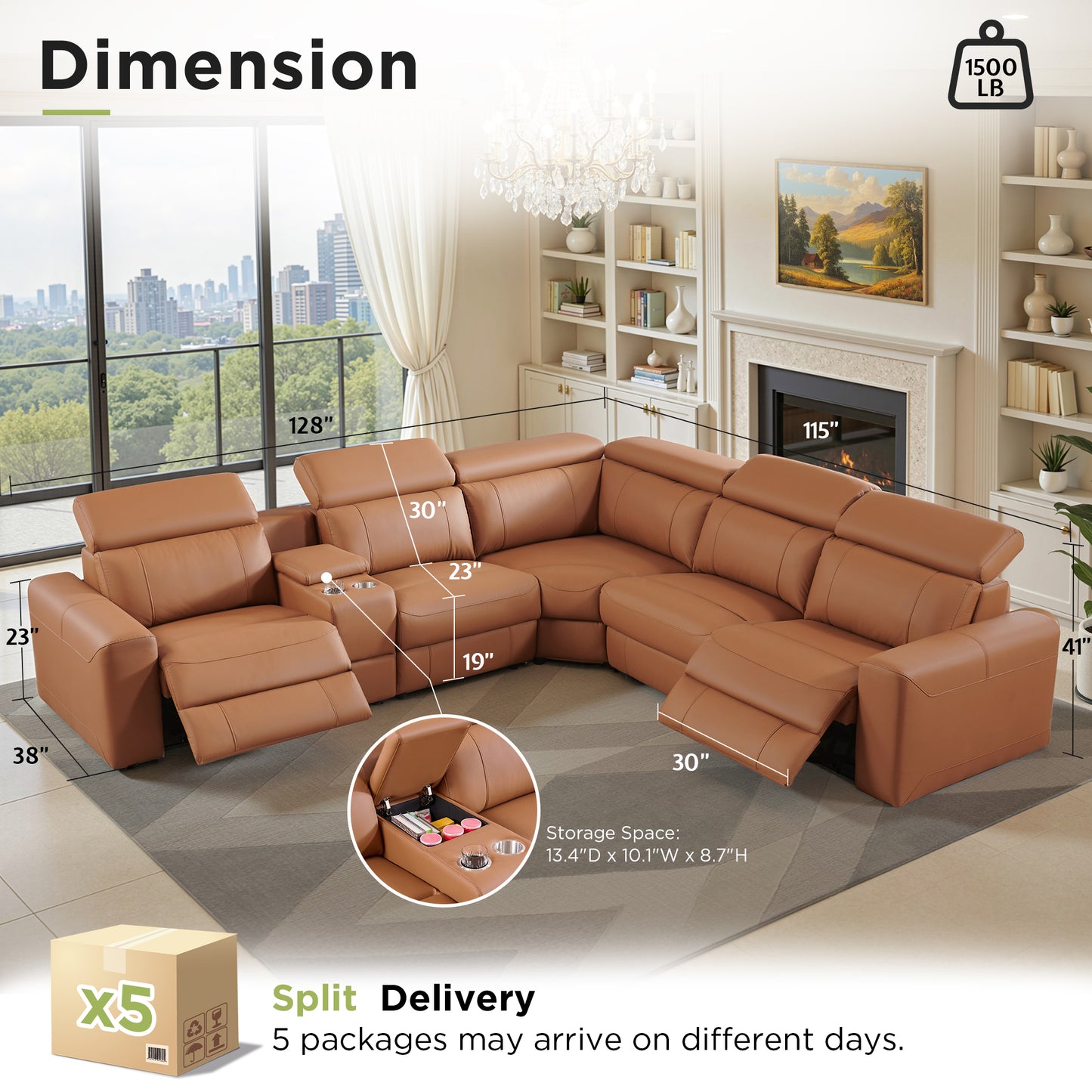 Velouria Electric Reclining Sofa Amerlife