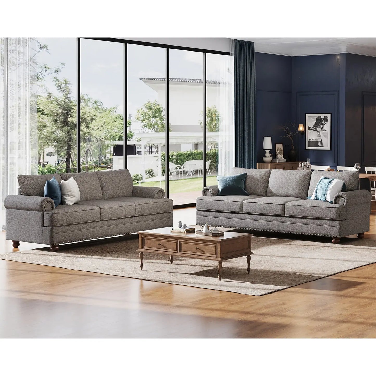 Two Sofas / Grey