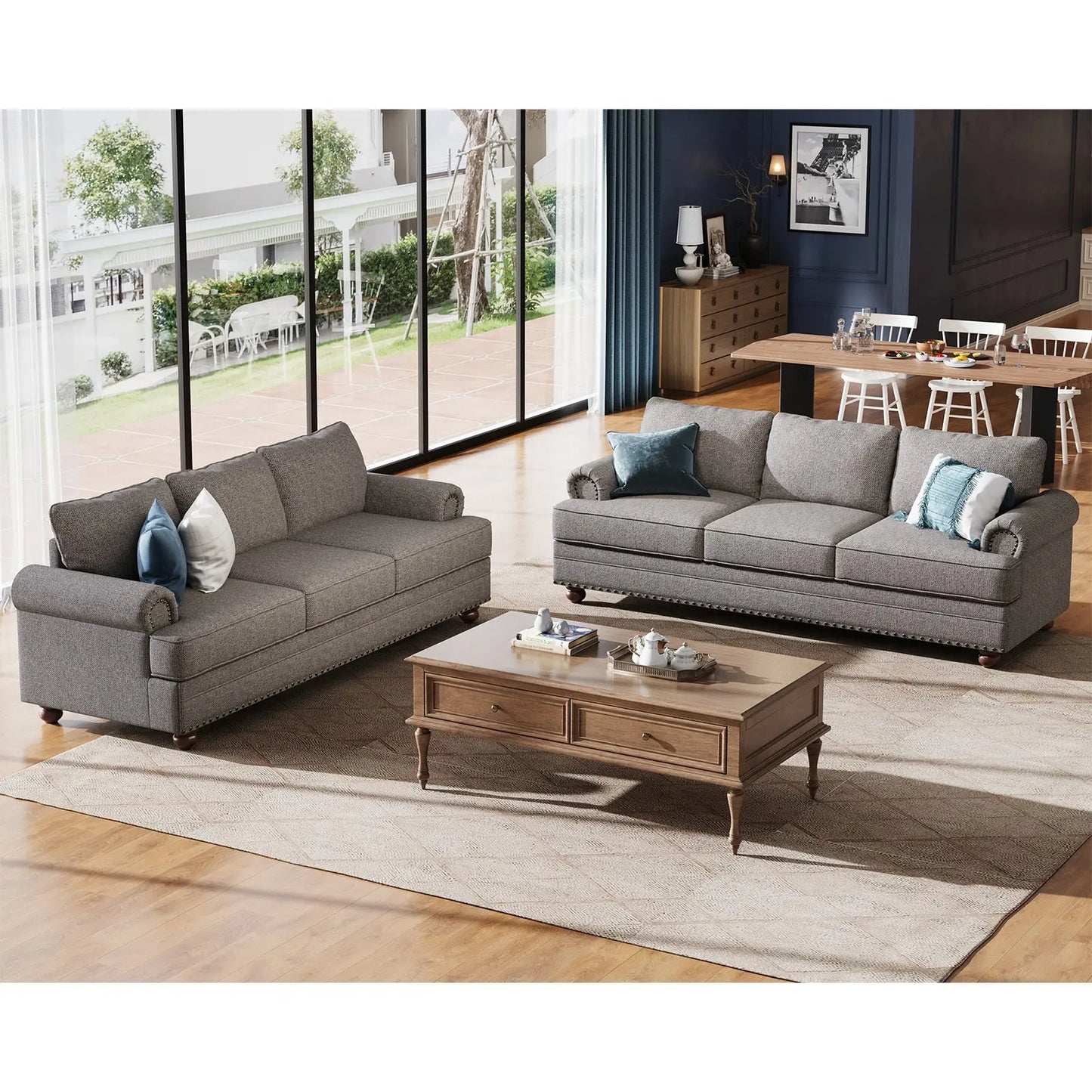 Two Sofas / Grey