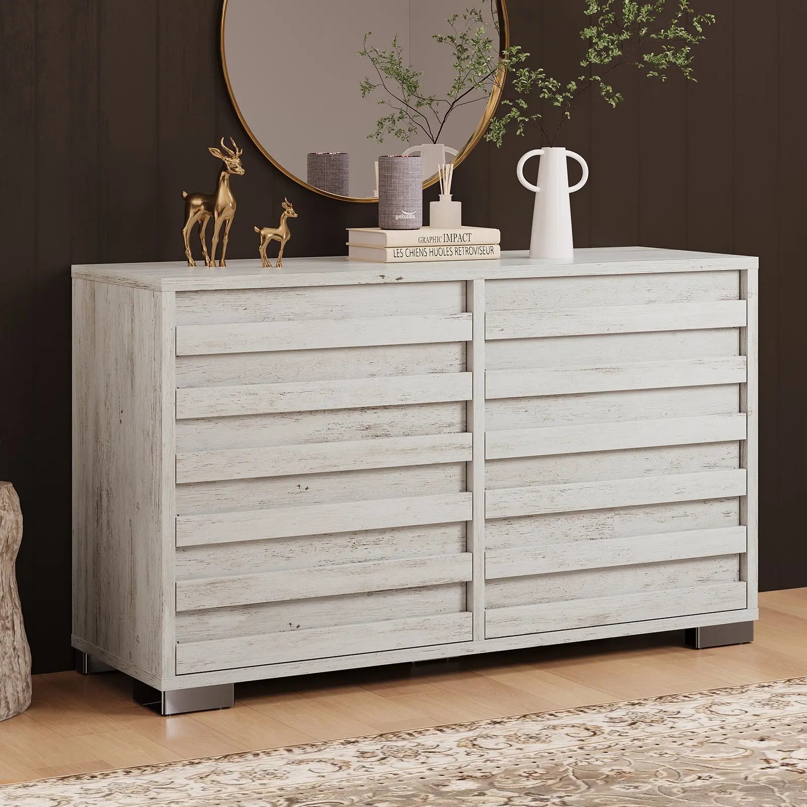 Farmhouse Bedroom Sets Rustic Drawer Dresser Nightstand Bed Frame Amerlife