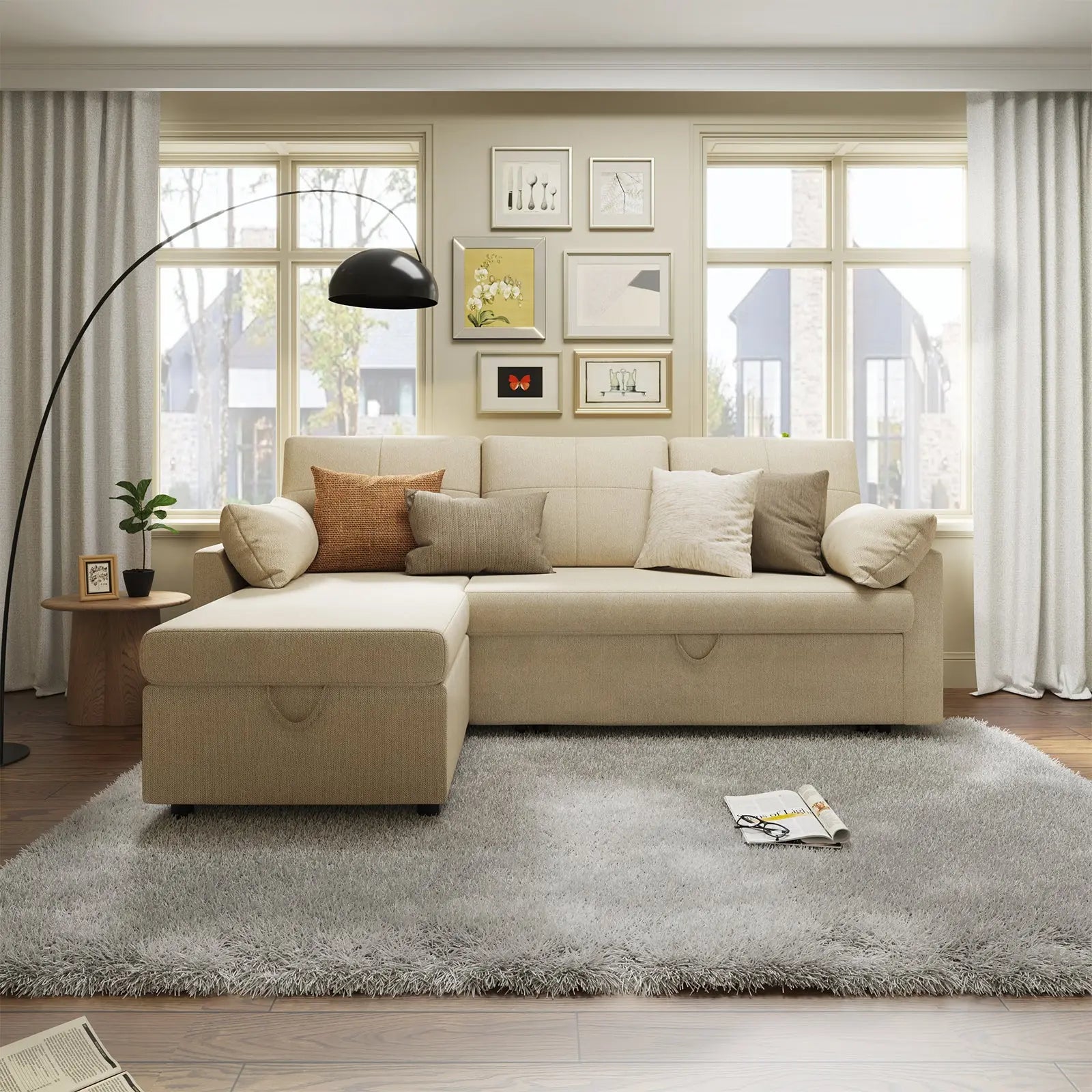 Gold sparrow magnolia convertible sofa bed online