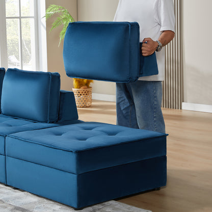 7 Seater-U shape / Blue