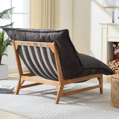 Snug 46" Oversized Sofa Chair - Chenille Gray