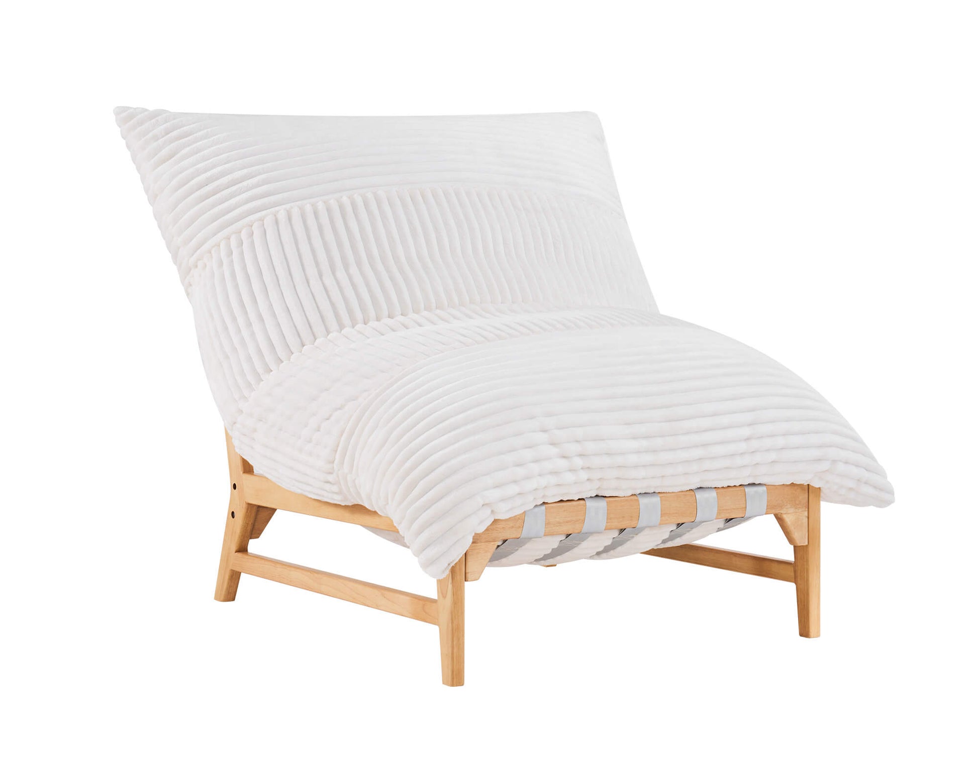 Snug 46" Oversized Sofa Chair - Corduroy White