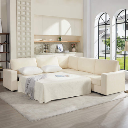 Luxe Convertible Sleeper Sectional