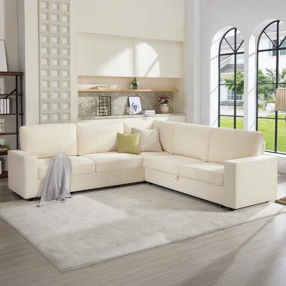 Luxe Convertible Sleeper Sectional