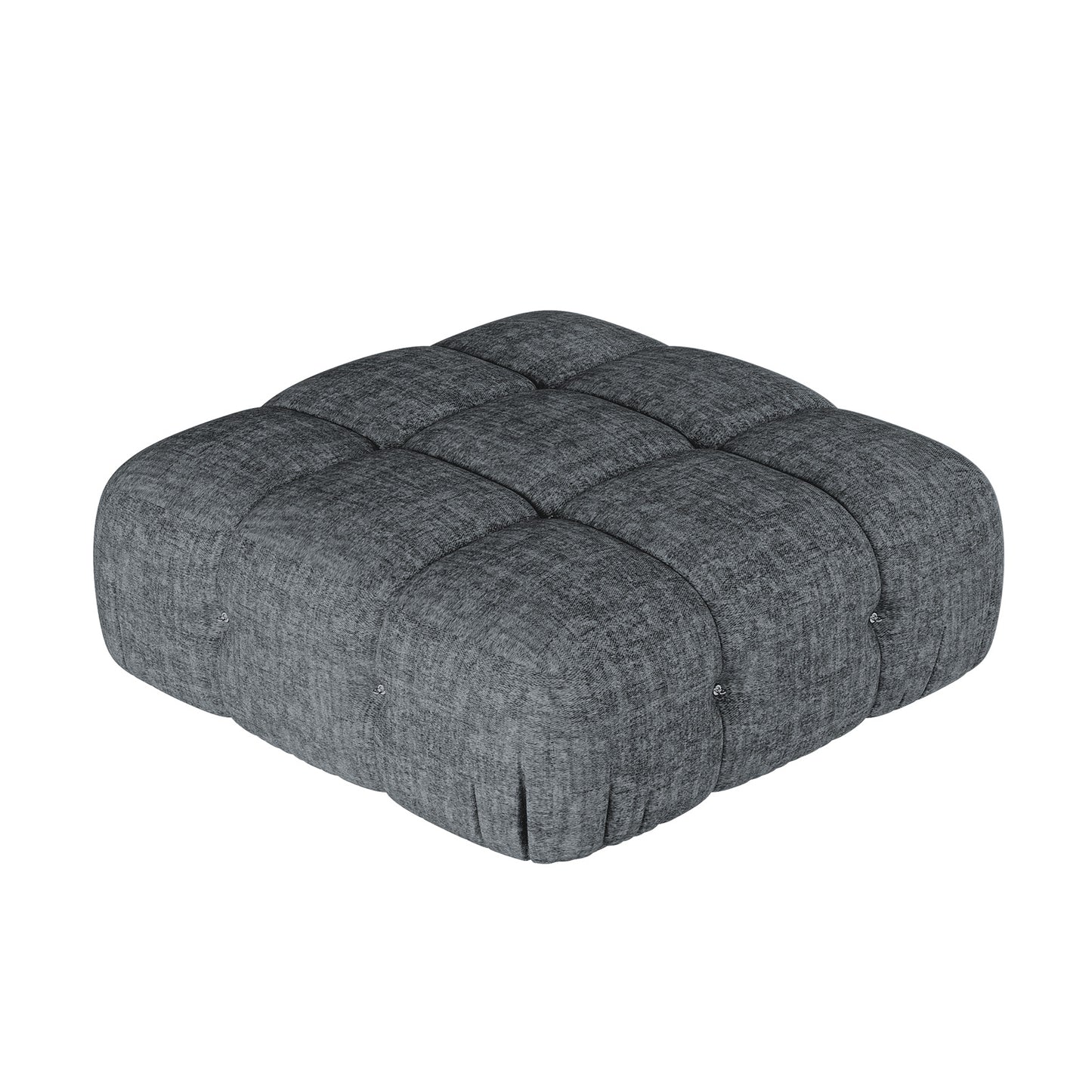 Oakley Modular Sectional Sofa - Ottoman / Dark Grey