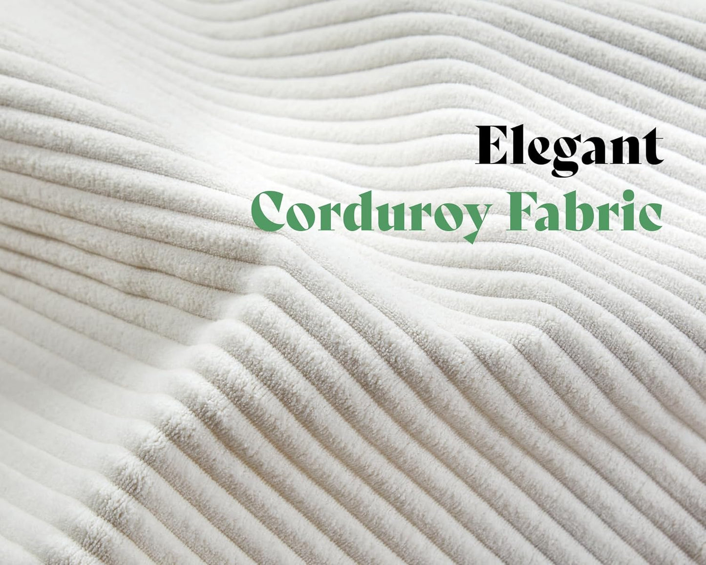 162" U-Shaped Sofa - White