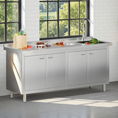 Stainless Steel Sink Cabinet Amerlife