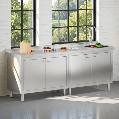 Stainless Steel Sink Cabinet Amerlife