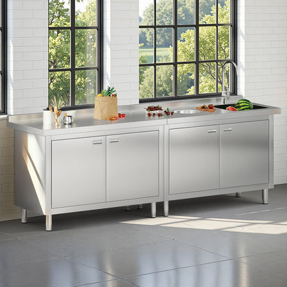 Stainless Steel Sink Cabinet Amerlife