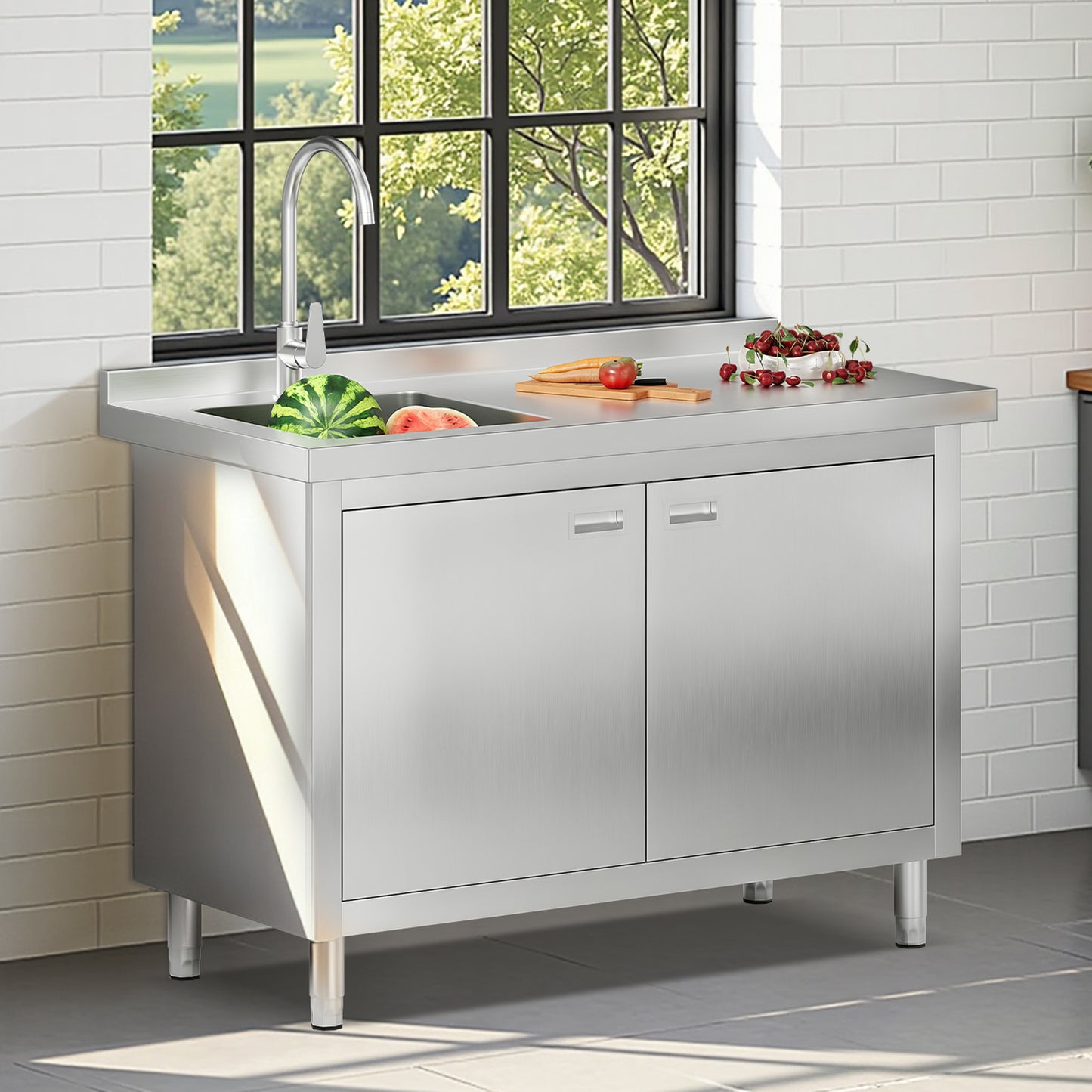 Stainless Steel Sink Cabinet Amerlife