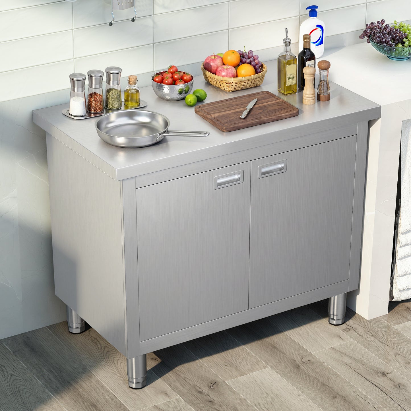 Stainless Steel Work Cabinet Amerlife 