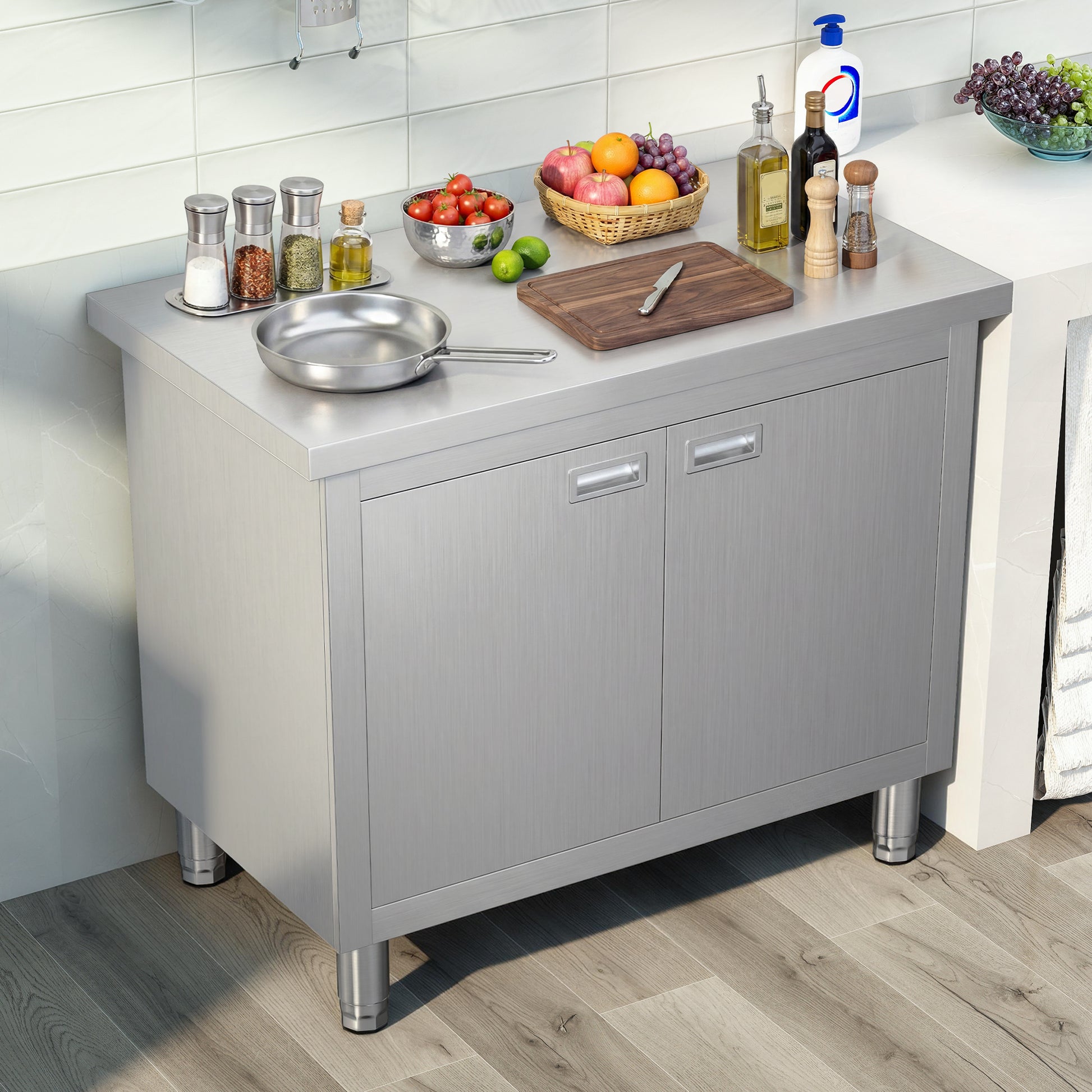 Stainless Steel Work Cabinet Amerlife 