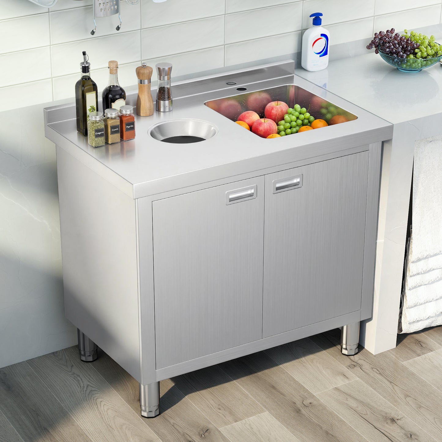 Stainless Steel Work Cabinet Amerlife 