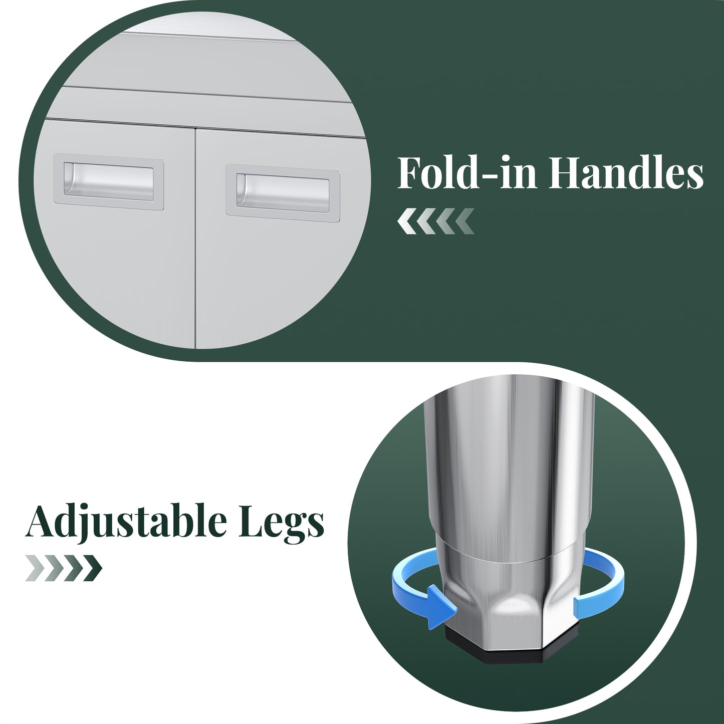 Stainless Steel Work Cabinet Amerlife 